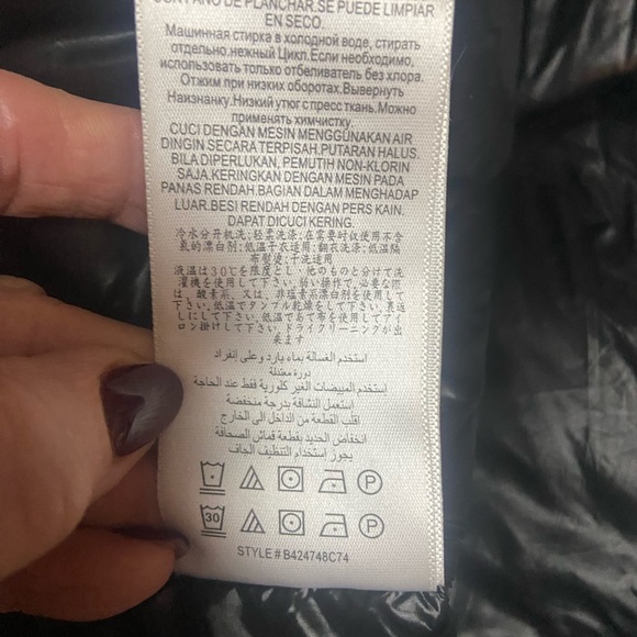 BCBGeneration Shiny Black Water Resistant Puffer Jacket - Picture 11 of 16